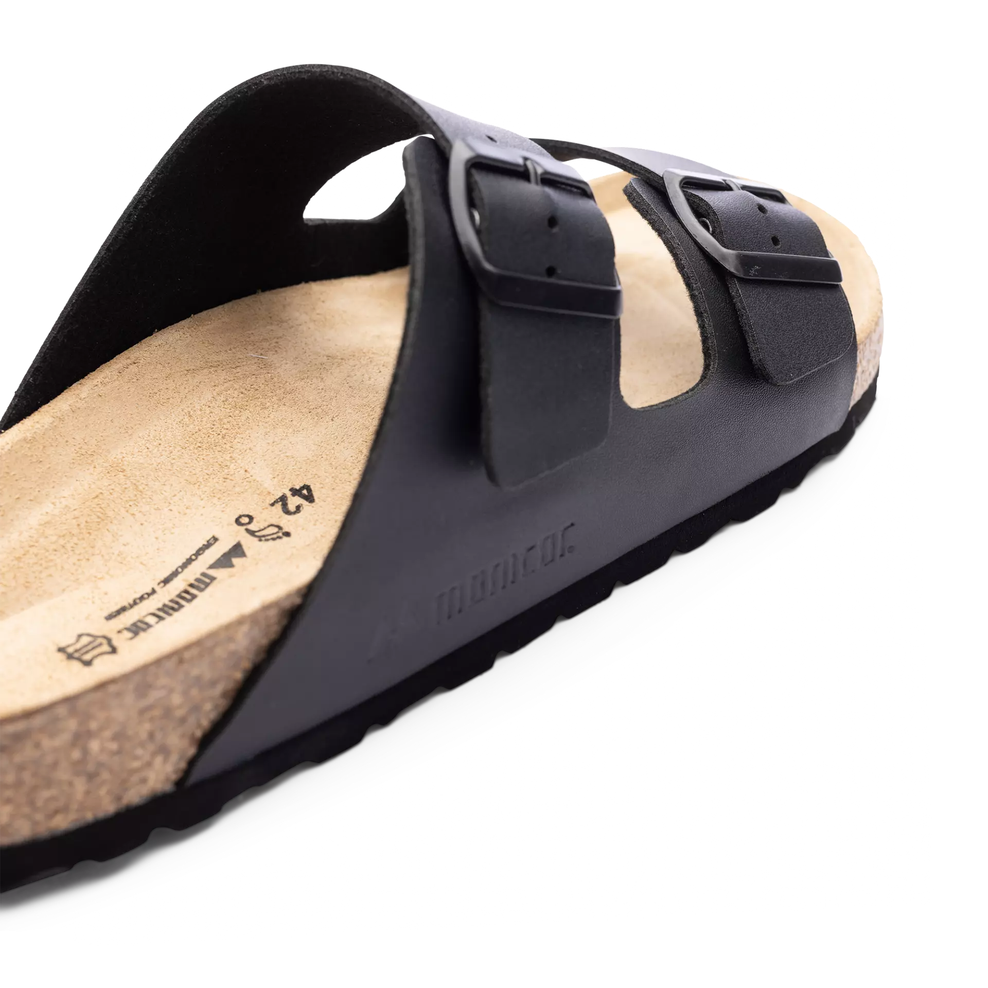 Monitor 1000032001, Cartago Two-Strap Sandal, Black, image 5