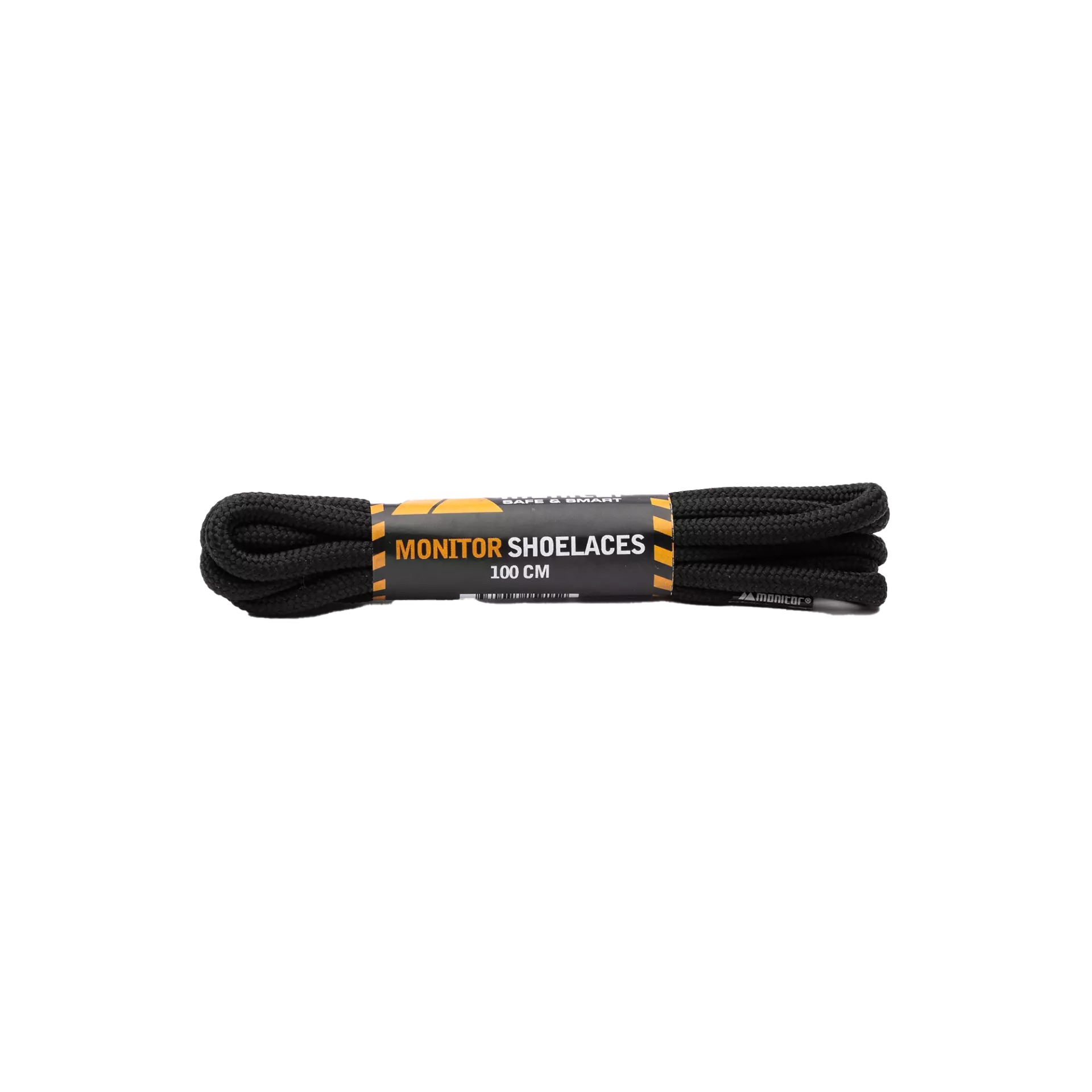Monitor 1000282001, Shoelaces 100 cm, Black