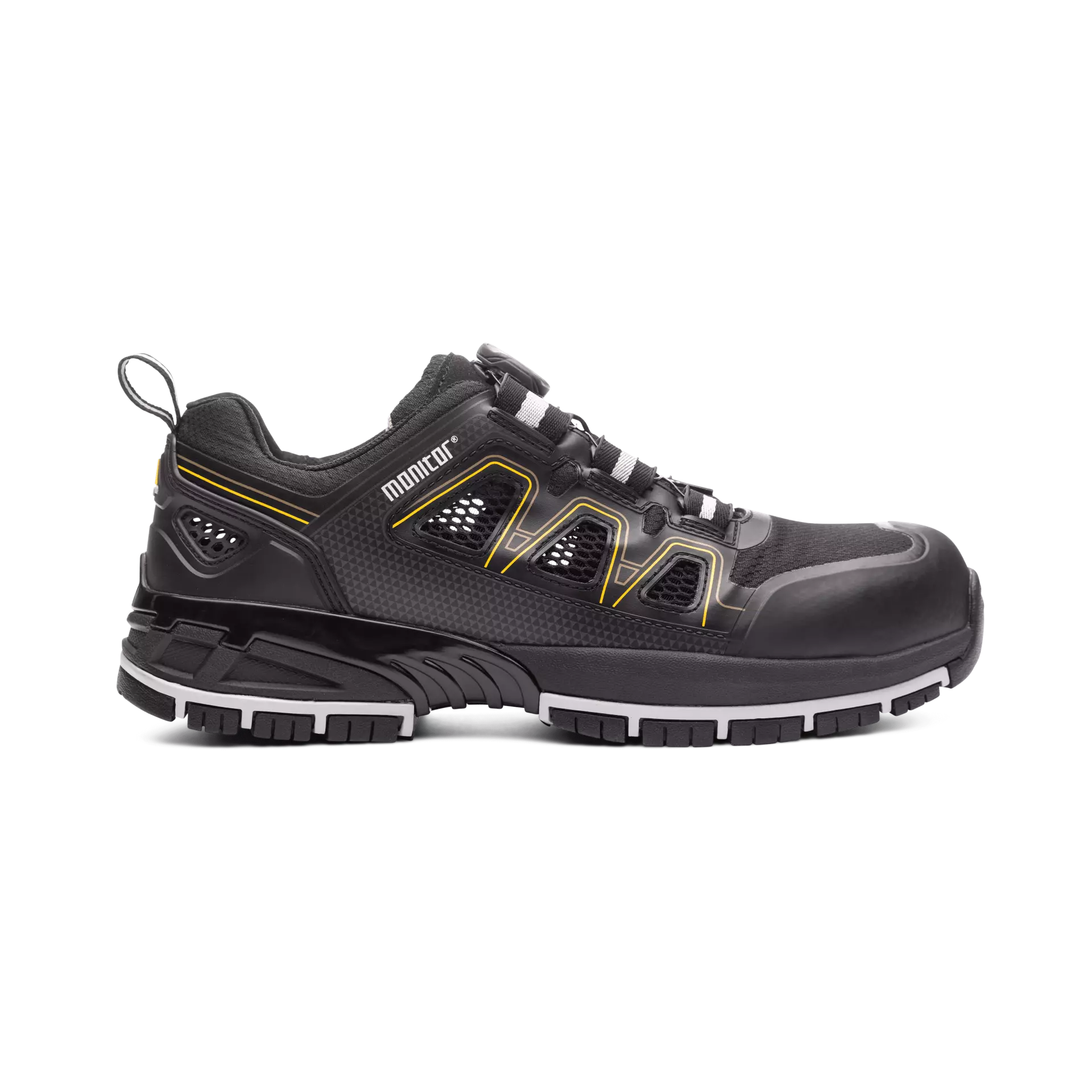 Monitor 1000078001, Plasma Safety Shoe S1P SRC, Black