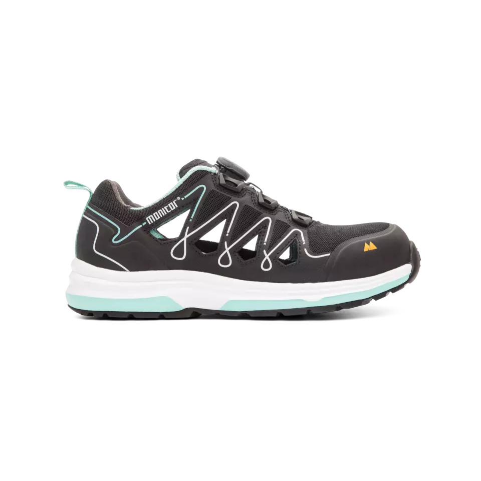 Monitor 1000046001, Mint Safety Sandal S1P SRC, Black, image 1, gallery thumbnail