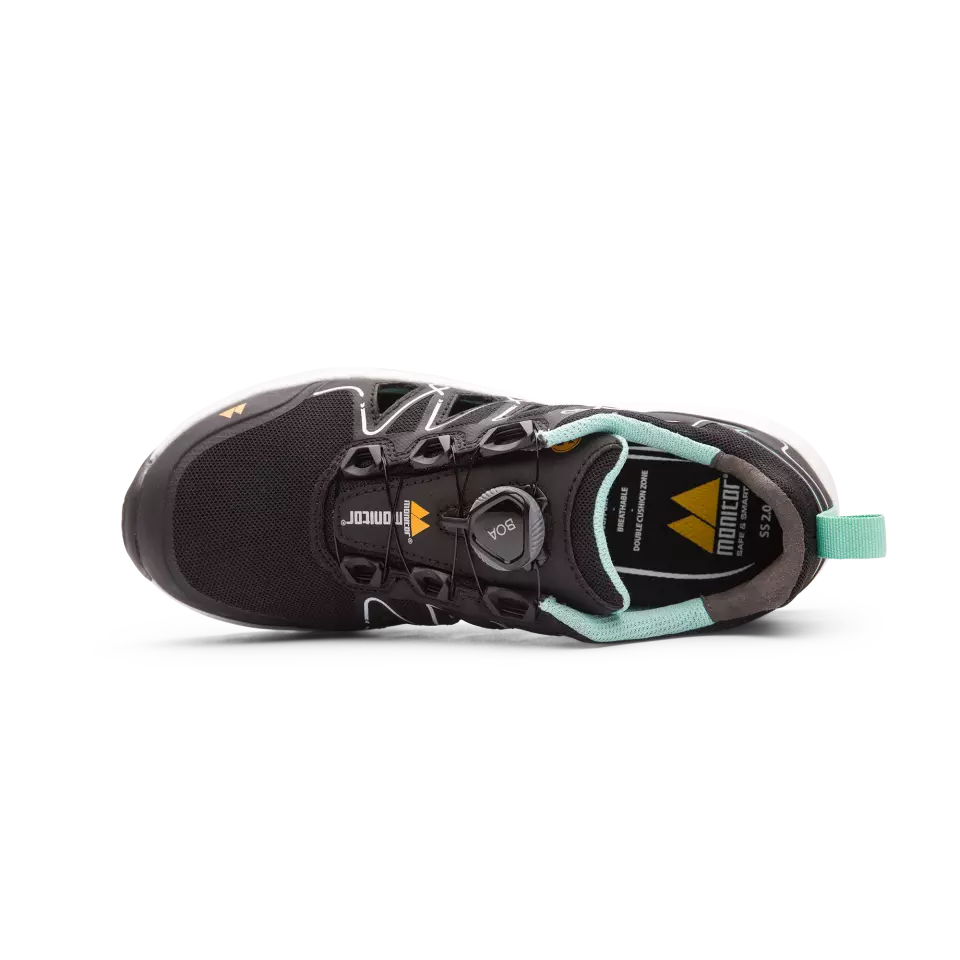 Monitor 1000046001, Mint Safety Sandal S1P SRC, Black, image 3, gallery thumbnail