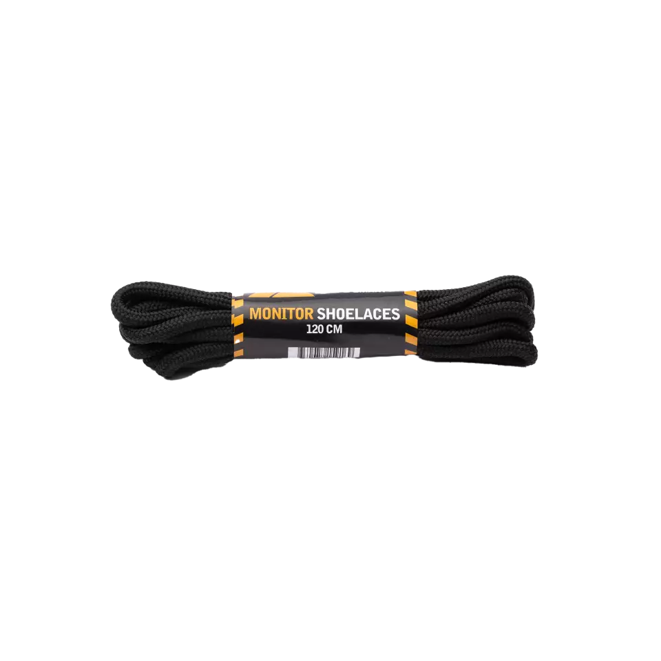 Monitor 1000283001, Shoelaces 120cm, Black, image 1, gallery thumbnail
