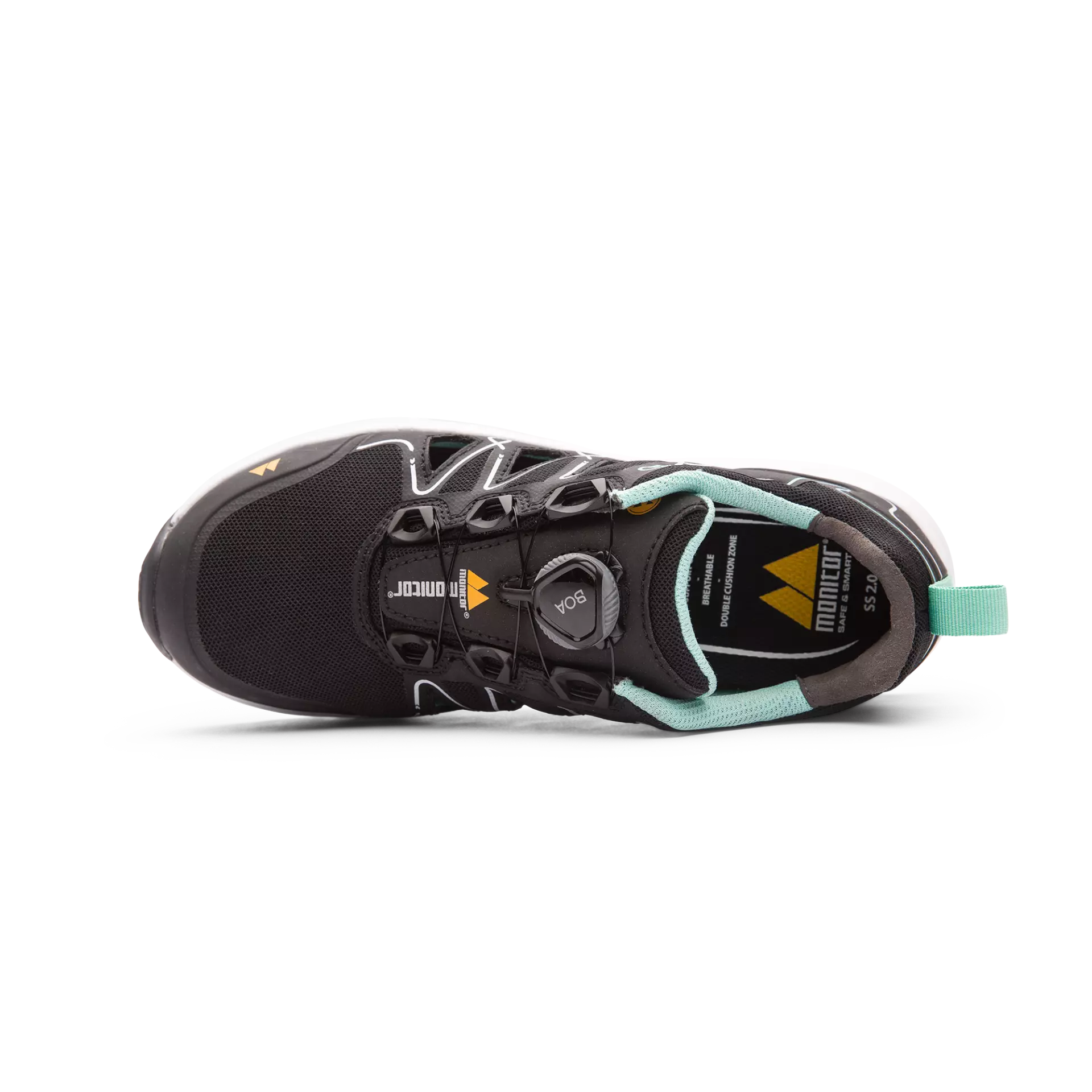 Monitor 1000046001, Mint Safety Sandal S1P SRC, Black, image 3