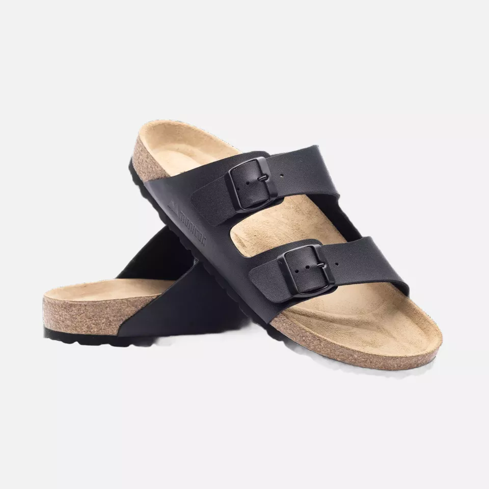 Monitor 1000032001, Cartago Two-Strap Sandal, Black, image 4, gallery thumbnail
