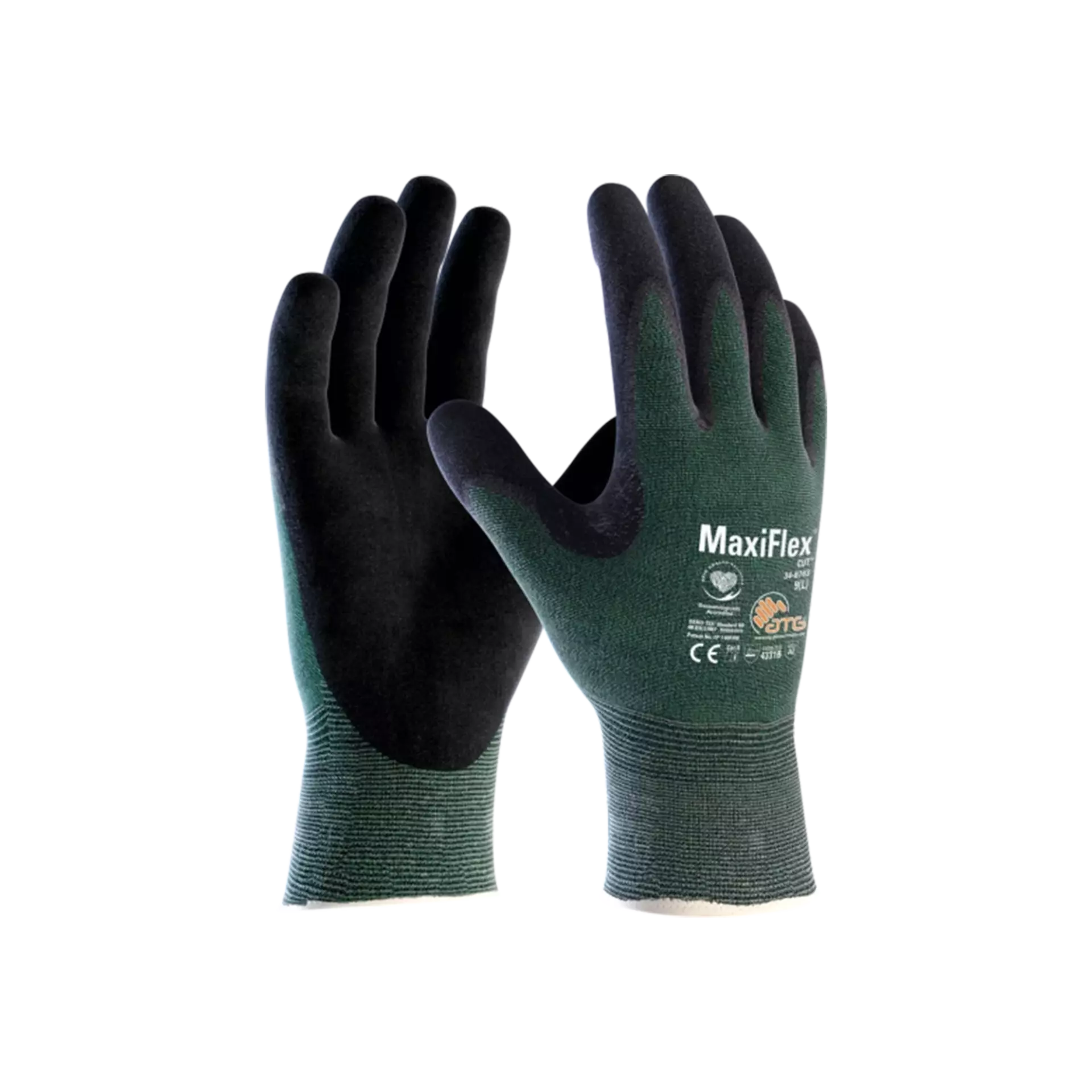 ATG 1001306301, MaxiFlex Cut 3B handskar, mörkgrön, image 1