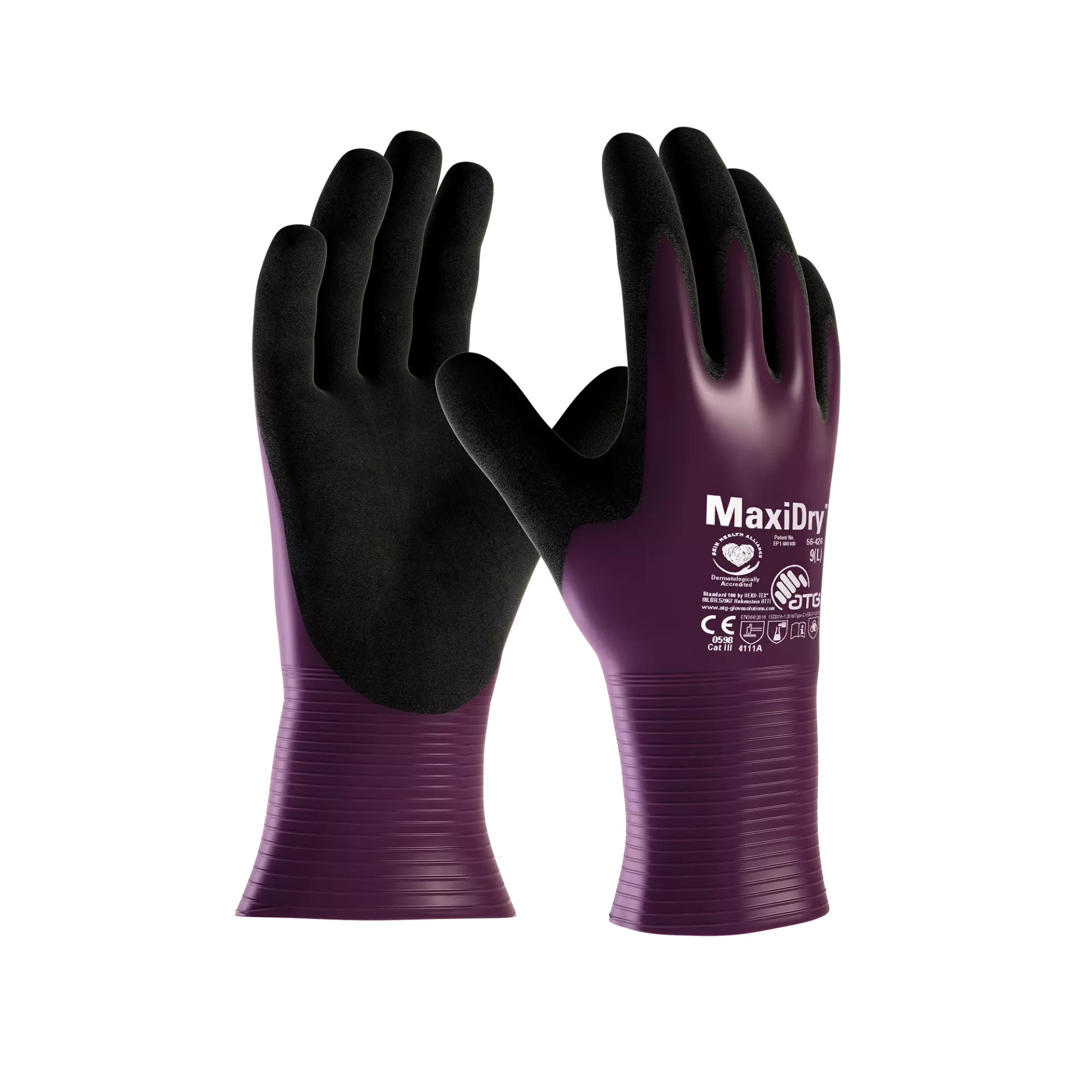 ATG 1000312501, MaxiDry Driver Handskar, Plum, image 1