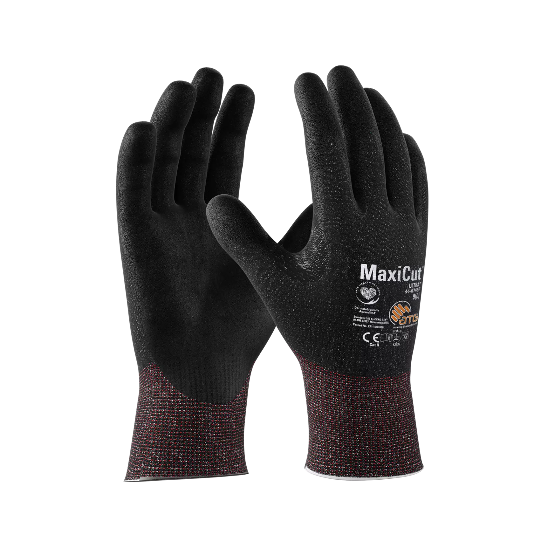 ATG 1001754001, MaxiCut Ultra F handskar, svarta, image 1