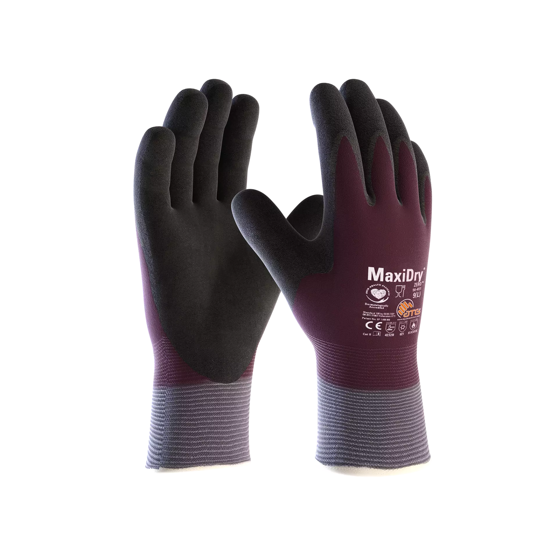 ATG 1000316501, MaxiDry Zero HT handskar, Plum, image 1