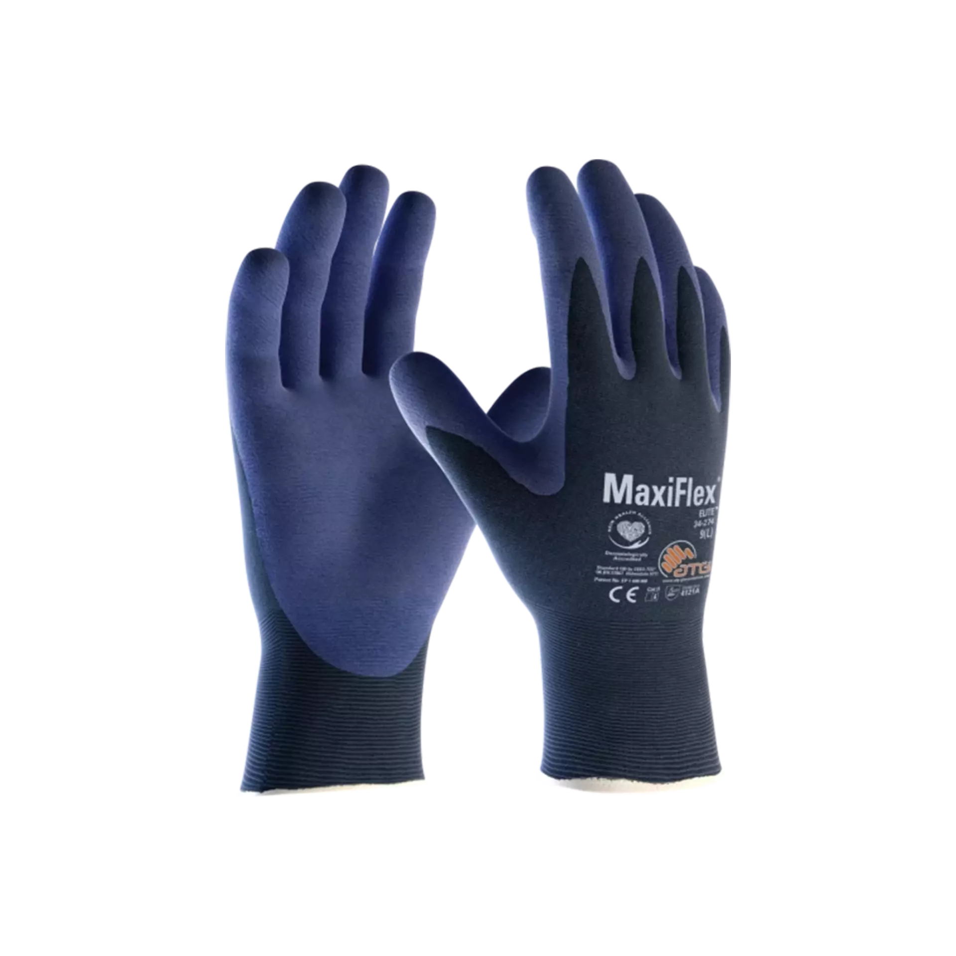 ATG 1001305403, MaxiFlex Elite Handskar, marinblå, image 1