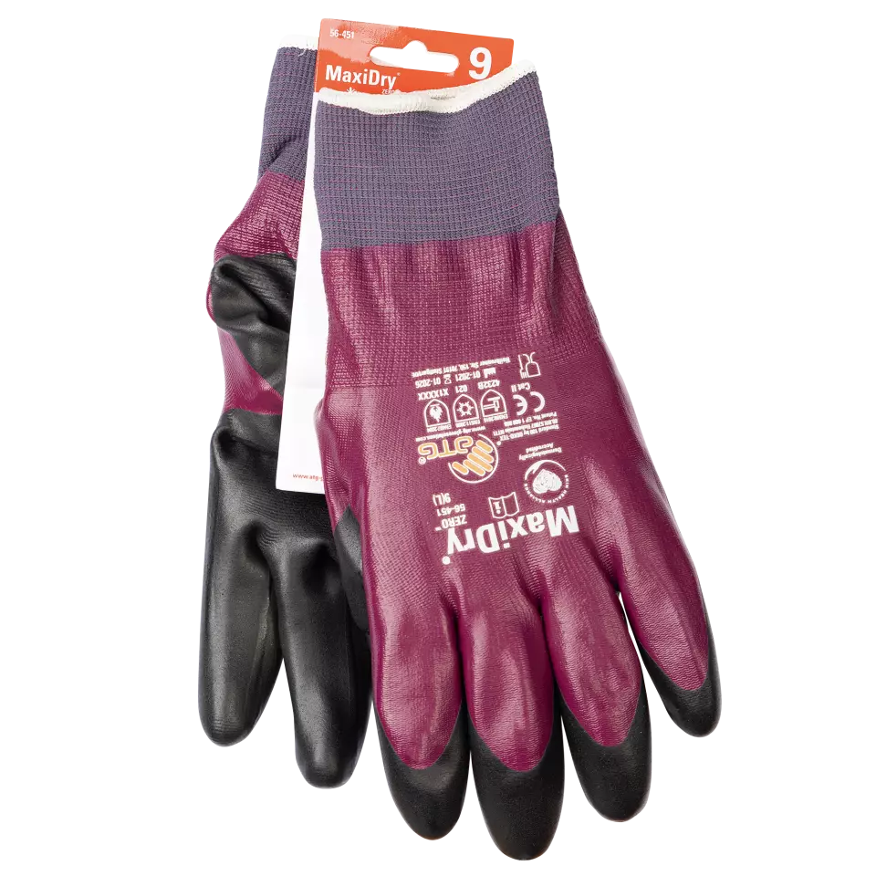ATG 1000316501, MaxiDry Zero HT handskar, Plum, image 2, gallery thumbnail
