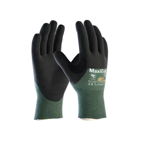 1000320301, ATG MaxiCut Oil 3B 3/4 handskar, Mörkgrön