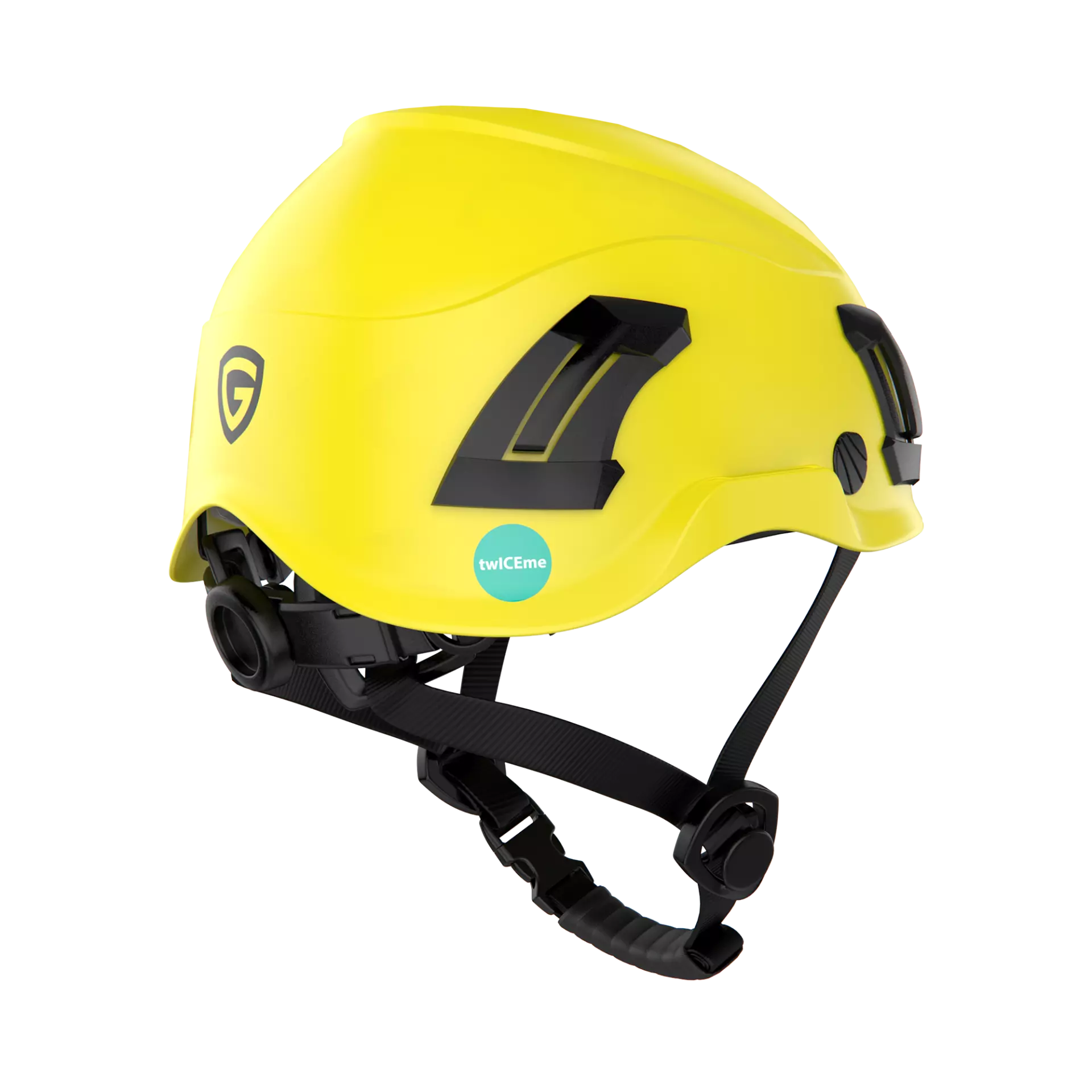Guardio 1001676707, Armet Volt Fluorescent Safety Helmet, Yellow, image 4