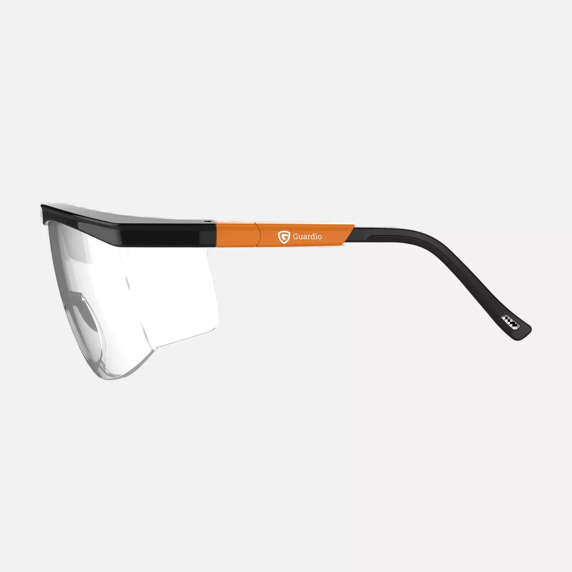 Guardio 1001730103, Salus OTG Eco Safety Glasses, Transparent, image 1