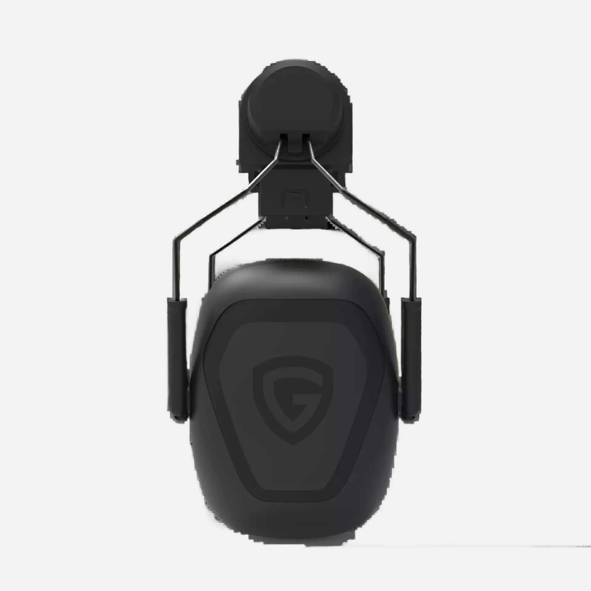 Guardio 1001853001, Freebird Comfort Plus Helmet Mounted Earmuffs, Black/Yellow, image 2