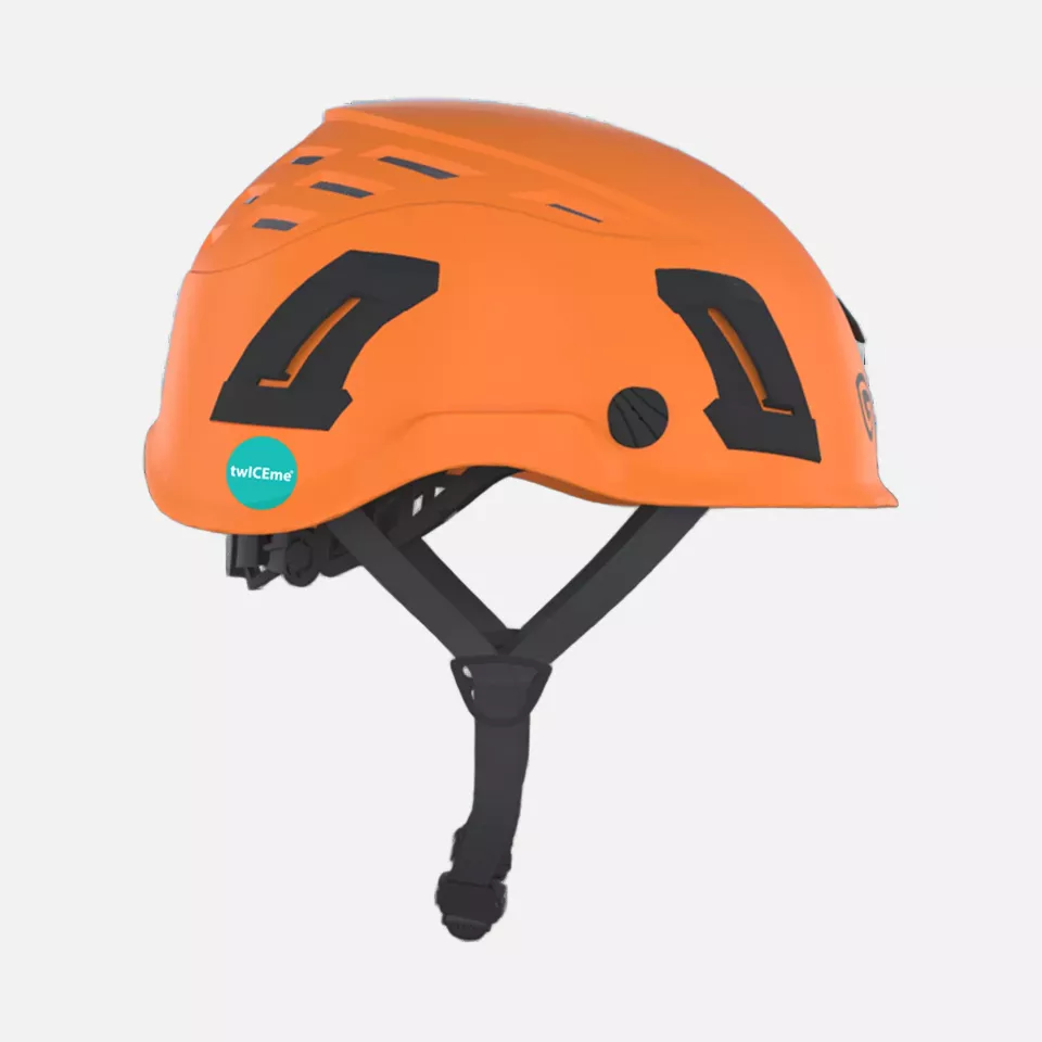 Guardio 1001673811, Armet Fluorescent Safety Helmet, Fluorescent Orange, image 4, gallery thumbnail