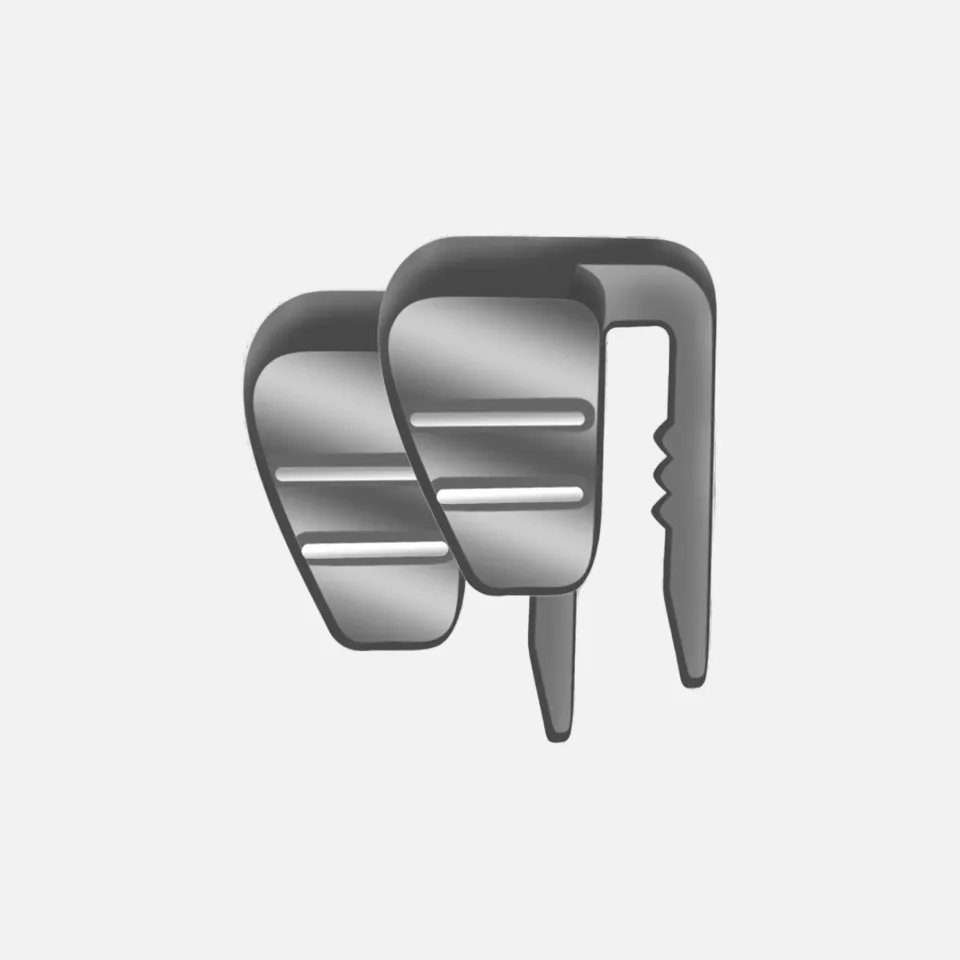 Guardio 1001734001, Helmet Fitting Pins, Black, image 1, gallery thumbnail