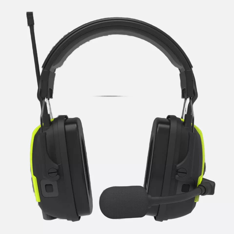 Guardio 1001940914, Freebird PRO X Hearing Protection, Black/Fluorescent Yellow, image 3, gallery thumbnail