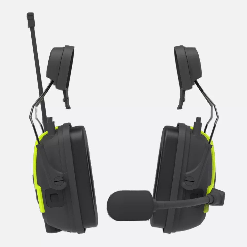 Guardio 1001940914, Freebird PRO X Hearing Protection, Black/Fluorescent Yellow, image 7, gallery thumbnail