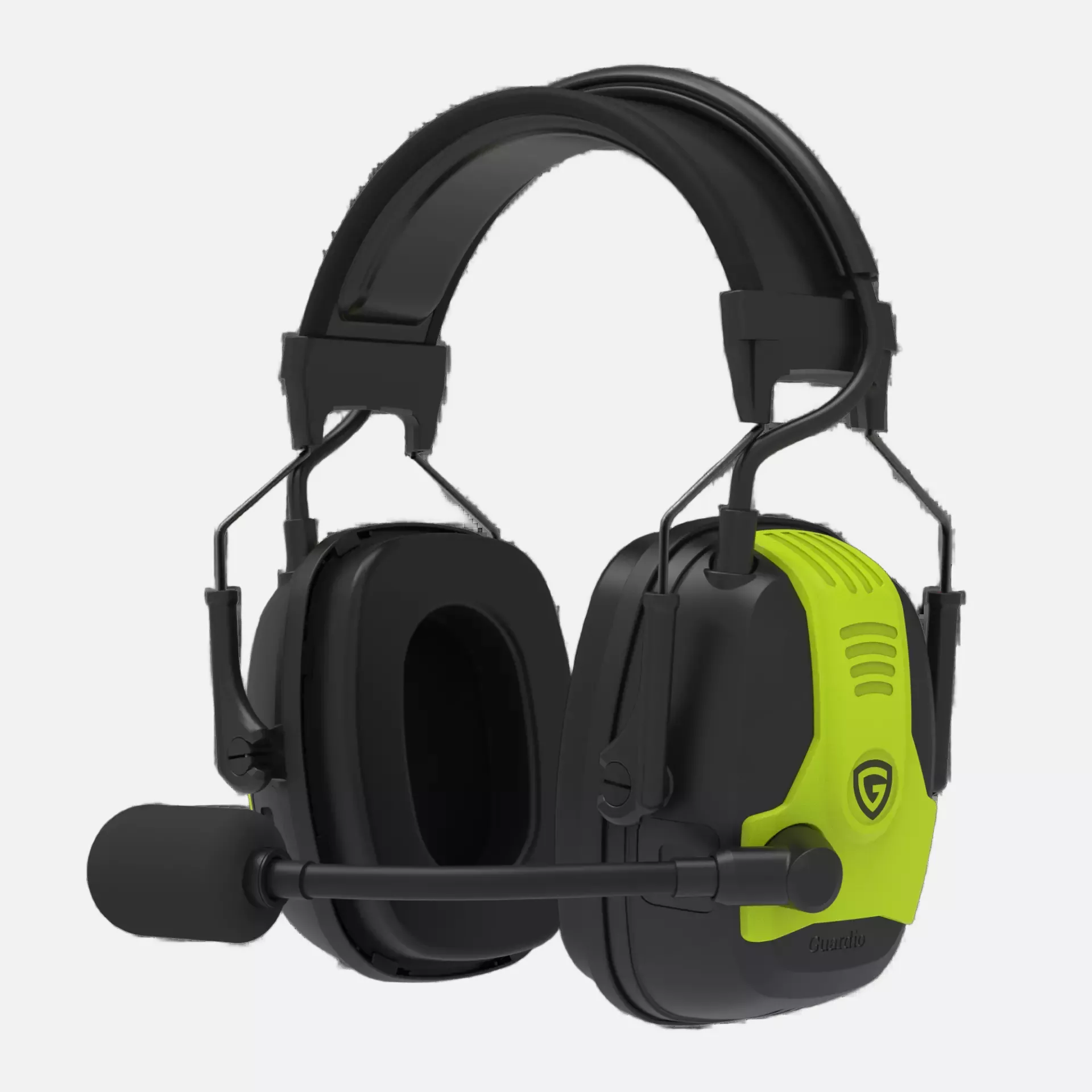 Guardio 1001939914, Freebird BT X Hearing Protection, Black/Fluorescent Yellow, image 4