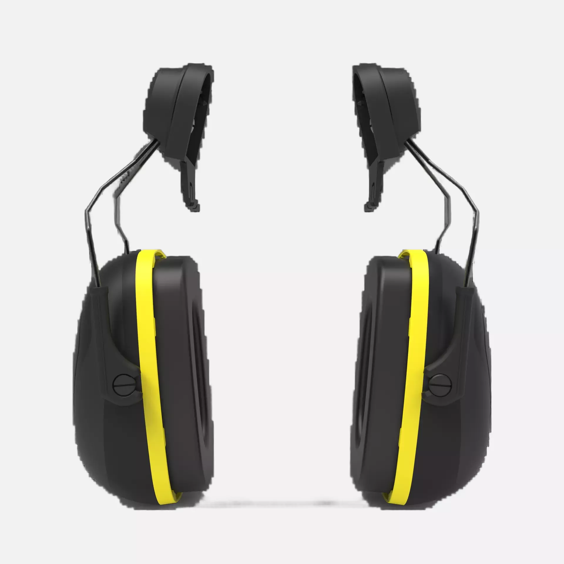 Guardio 1001853001, Freebird Comfort Plus Helmet Mounted Earmuffs, Black/Yellow, image 3