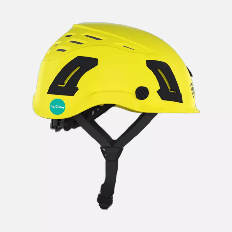 Guardio 1001673707, Armet Fluorescent Safety Helmet, Yellow, image 4, gallery thumbnail