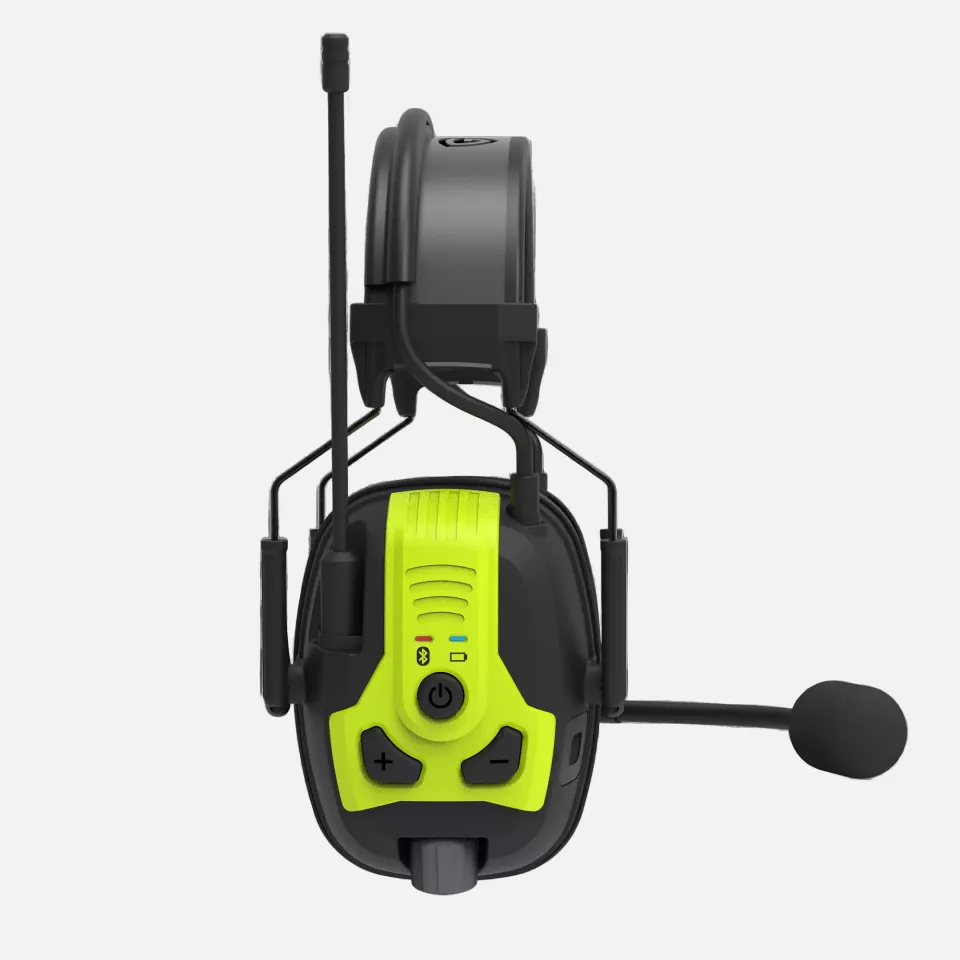 Guardio 1001940914, Freebird PRO X Hearing Protection, Black/Fluorescent Yellow, image 2, gallery thumbnail