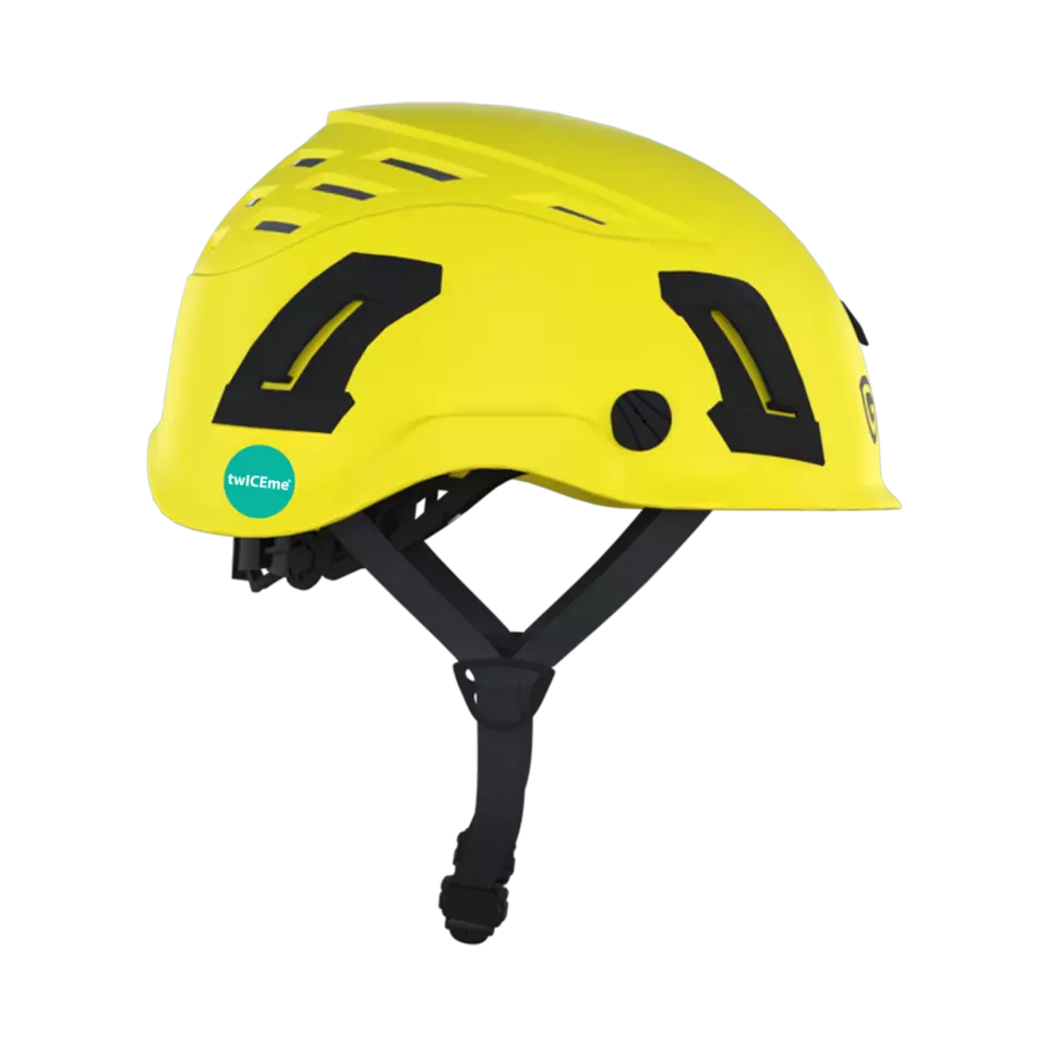 Guardio 1001673707, Armet Fluorescent Safety Helmet, Yellow, image 4, gallery thumbnail