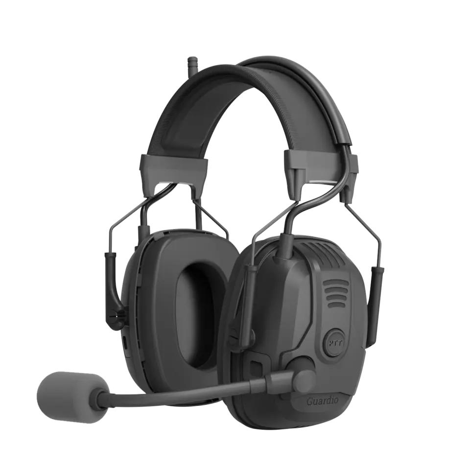 Guardio 1001646001, Freebird COM Hearing Protection, Black, image 2, gallery thumbnail