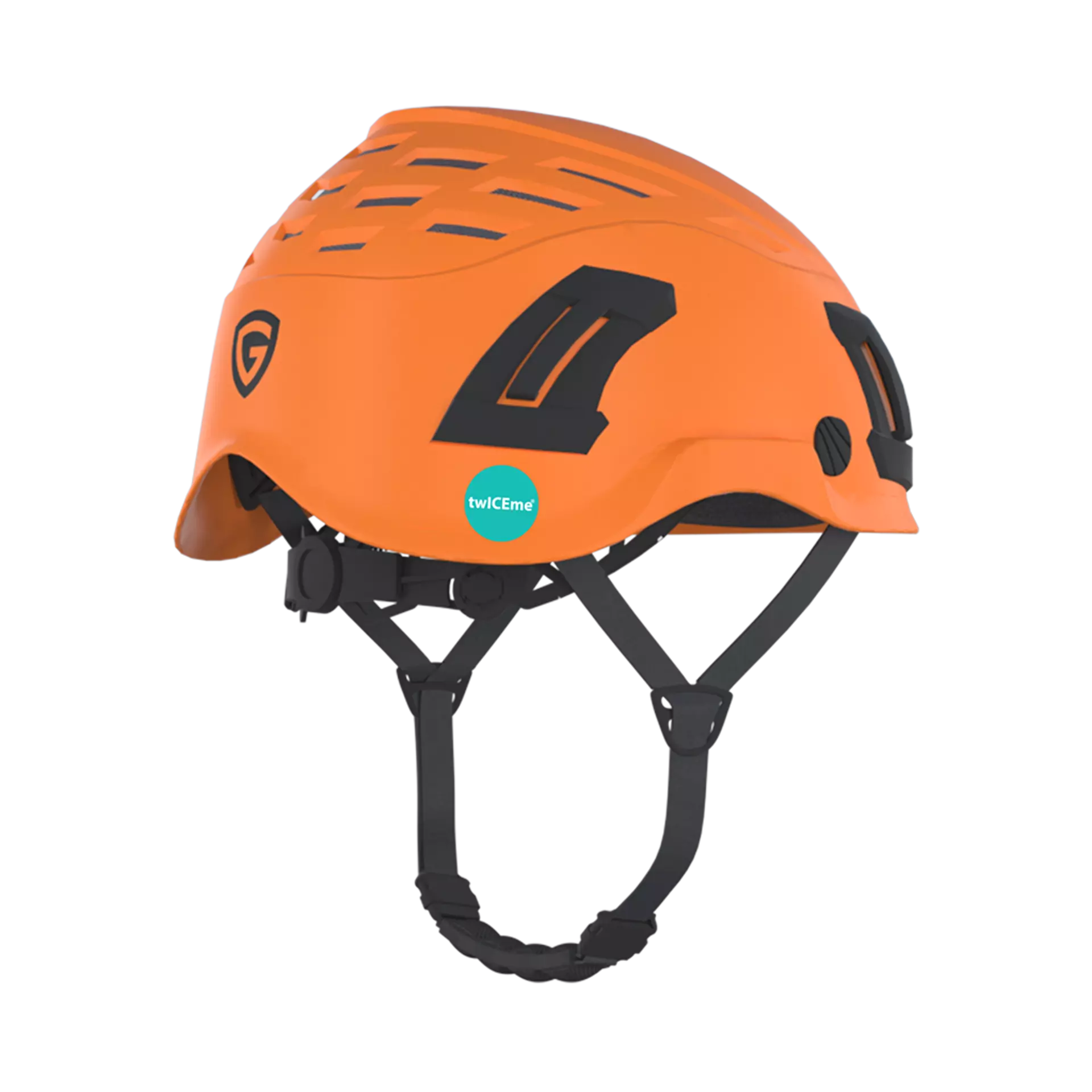 Guardio 1001673811, Armet Fluorescent Safety Helmet, Fluorescent Orange, image 3