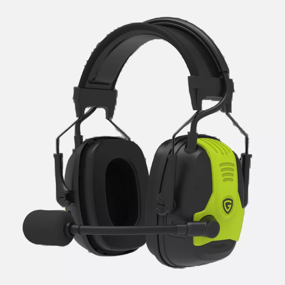 Guardio 1001939914, Freebird BT X Hearing Protection, Black/Fluorescent Yellow, image 4, gallery thumbnail