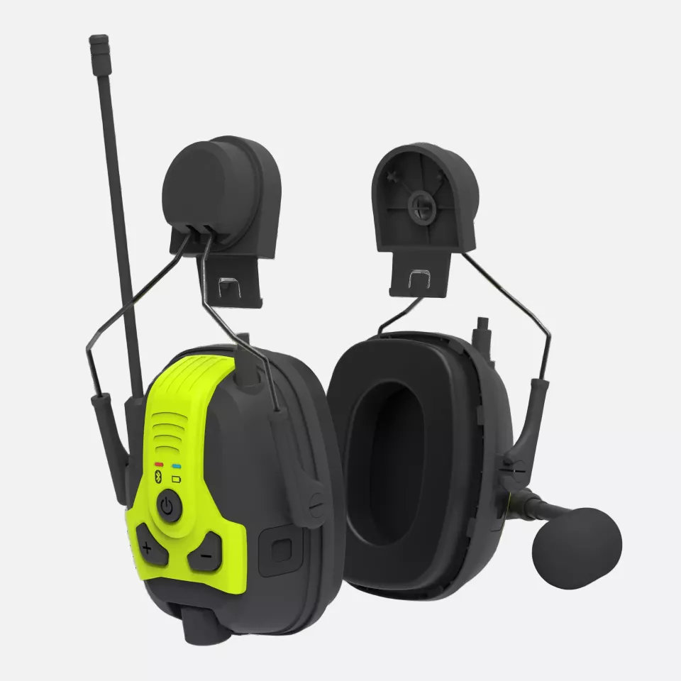 Guardio 1001940914, Freebird PRO X Hearing Protection, Black/Fluorescent Yellow, image 5, gallery thumbnail