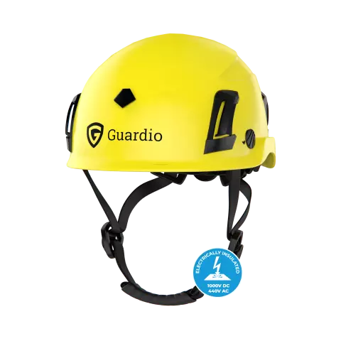 Guardio Armet Volt Fluorescent Safety Helmet, Yellow