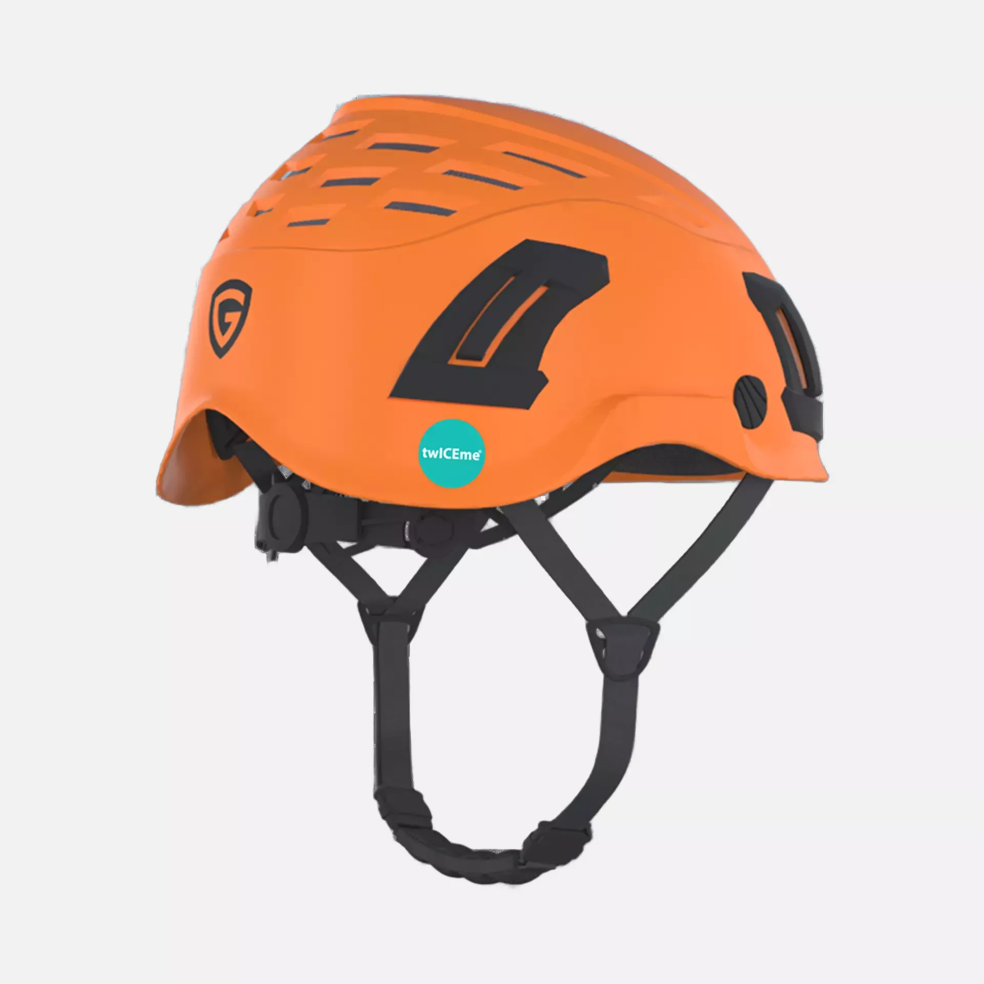 Guardio 1001673811, Armet Fluorescent Safety Helmet, Fluorescent Orange, image 3