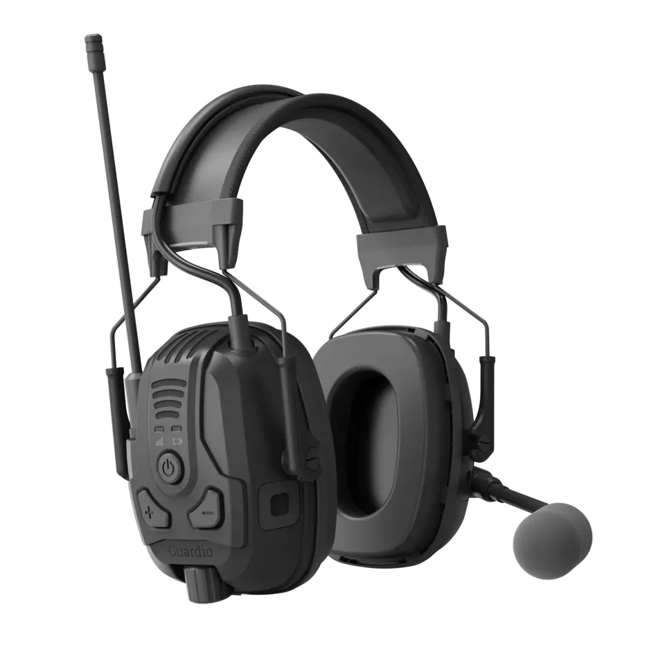 Guardio 1001646001, Freebird COM Hearing Protection, Black, image 1, gallery thumbnail