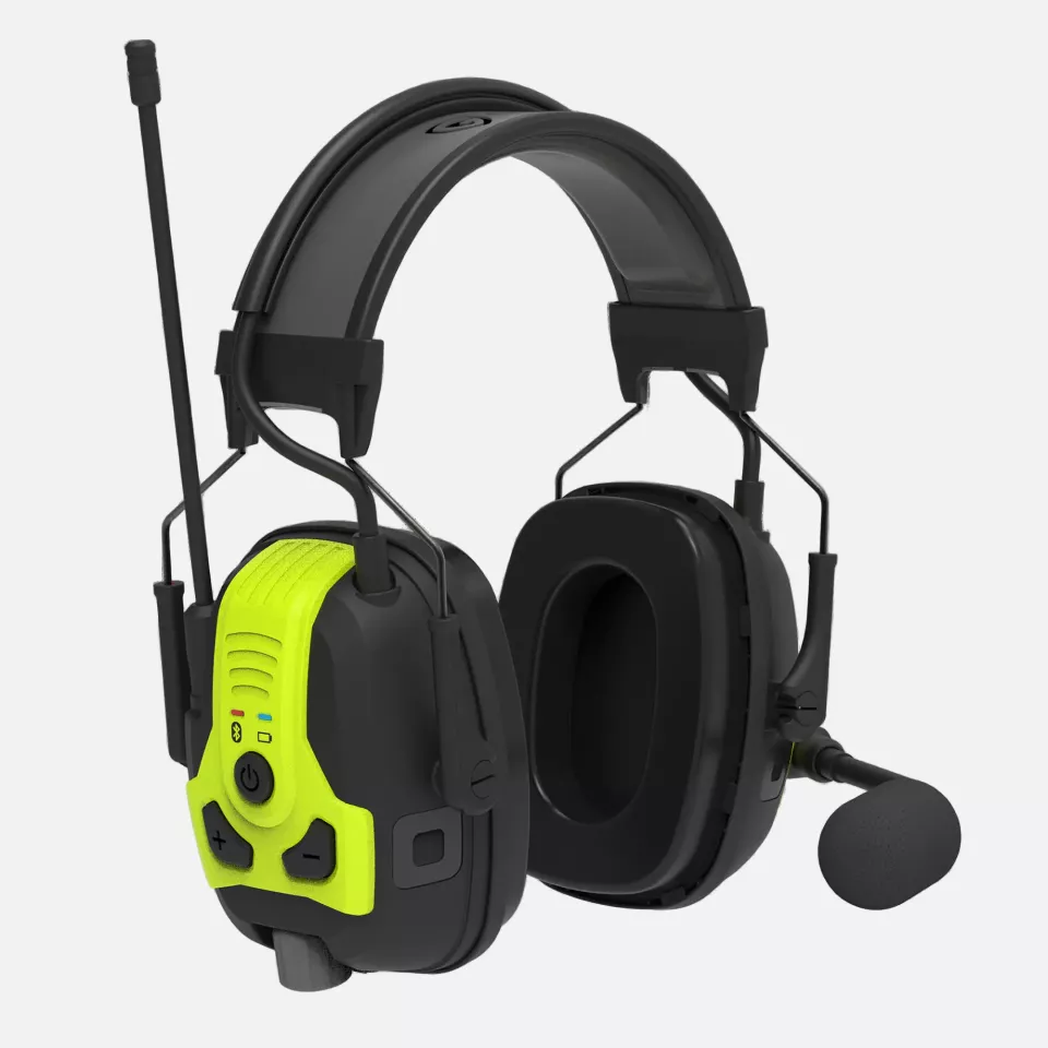 Guardio 1001940914, Freebird PRO X Hearing Protection, Black/Fluorescent Yellow, image 1, gallery thumbnail