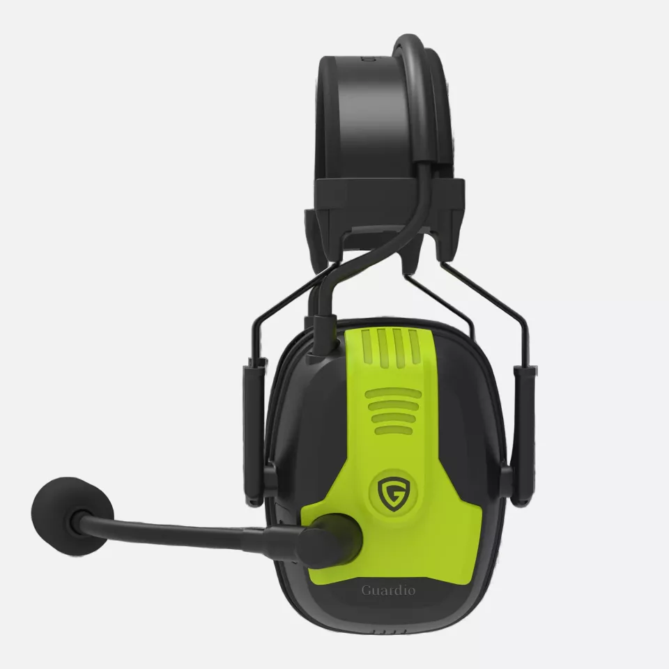 Guardio 1001939914, Freebird BT X Hearing Protection, Black/Fluorescent Yellow, image 5, gallery thumbnail