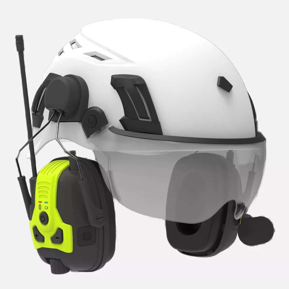 Guardio 1001940914, Freebird PRO X Hearing Protection, Black/Fluorescent Yellow, image 9, gallery thumbnail