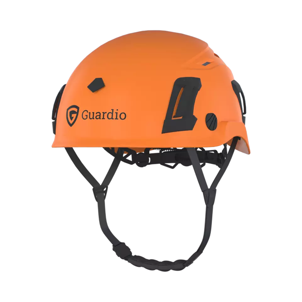 Guardio 1001673811, Armet Fluorescent Safety Helmet, Fluorescent Orange, image 1, gallery thumbnail
