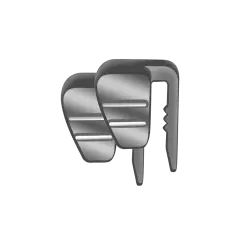 Guardio 1001734001, Helmet Fitting Pins, Black