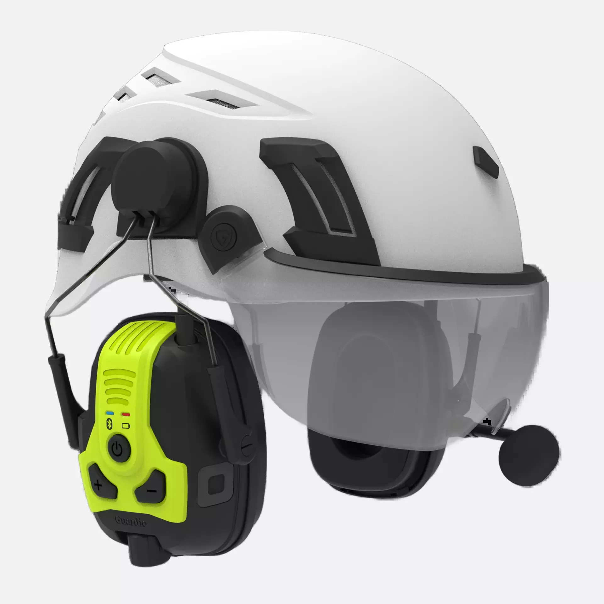 Guardio 1001939914, Freebird BT X Hearing Protection, Black/Fluorescent Yellow, image 6