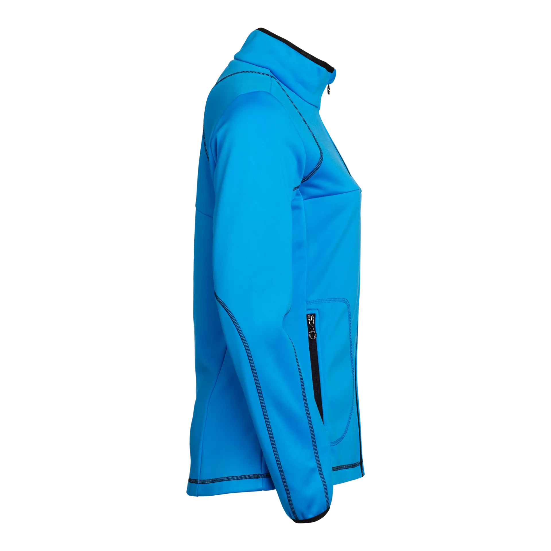 South West 1000337415, Somers Women's Fleece Jacket, Bright Blue, image 3
