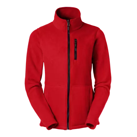 South West Alma Women's Fleece Jacket, Red
