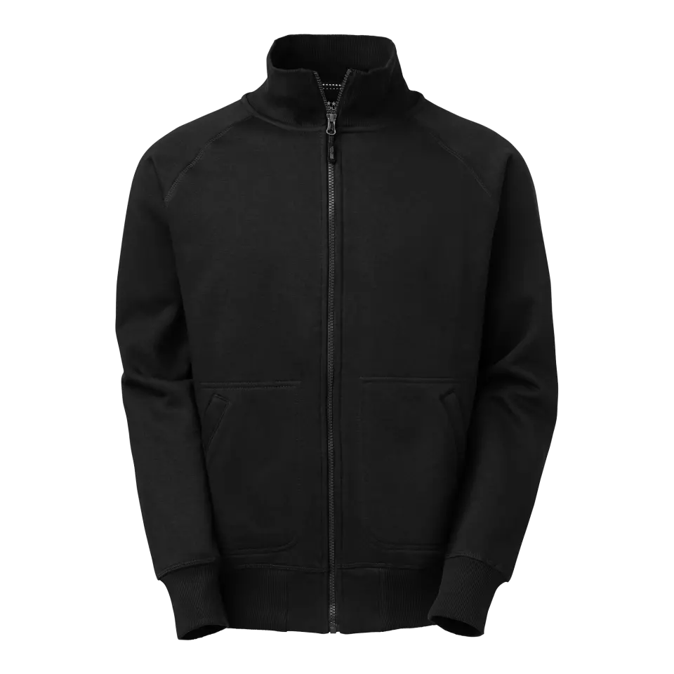 South West 1000227001, Denver Work Sweatshirt Full-Zip, Black, image 1, gallery thumbnail