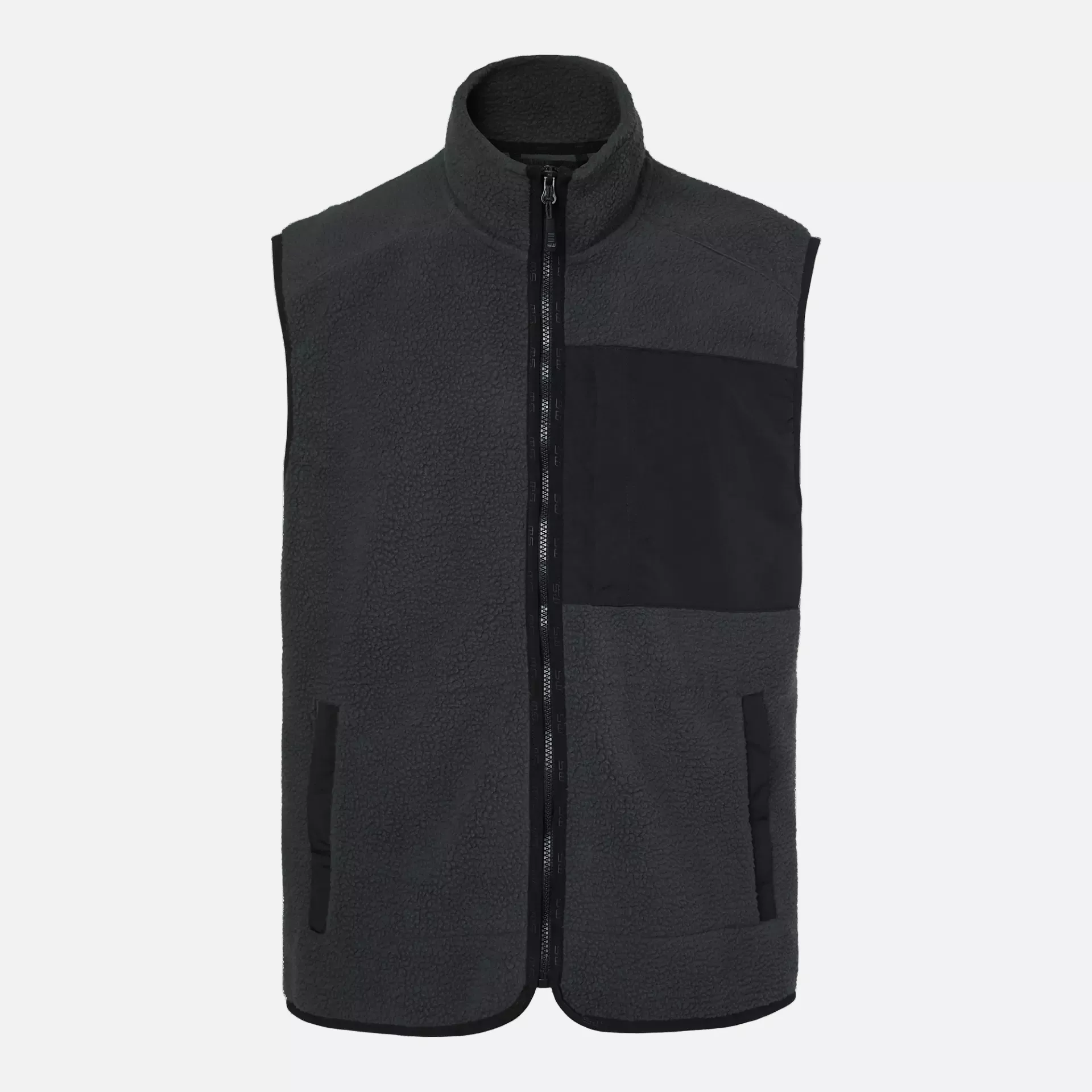 South West 1000334021, Seth Fleece Vest, Dark Grey, image 1