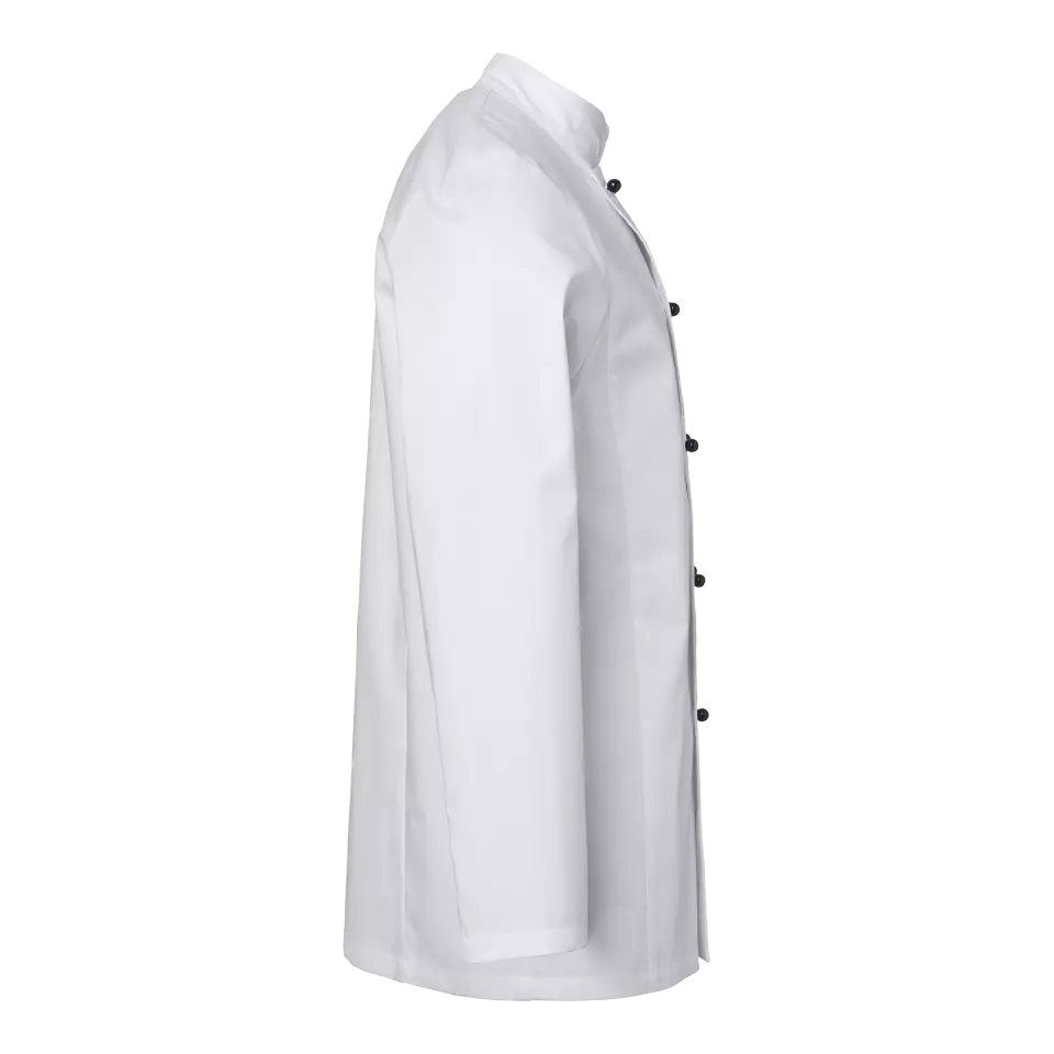 South West 1001774101, Elton Chefs Coat Long Sleeve, White, image 3, gallery thumbnail