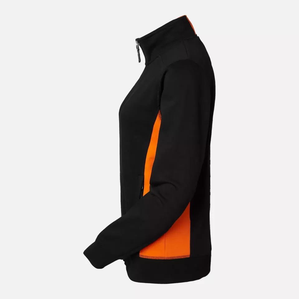 South West 1000234916, Lucy Sweatjacke, Schwarz/Orange, image 4, gallery thumbnail