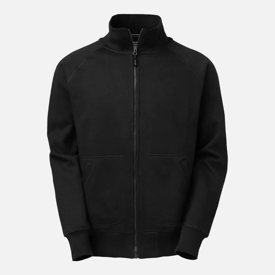 South West 1000227001, Denver Work Sweatshirt Full-Zip, Black, image 1, gallery thumbnail