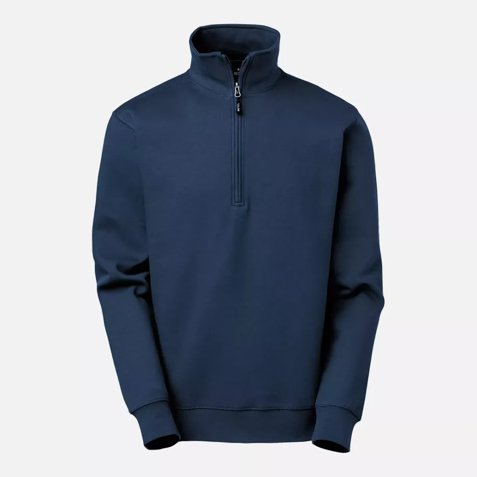 South West 1000223403, Stewart Half-Zip Sweatshirt, Navy, image 1, gallery thumbnail