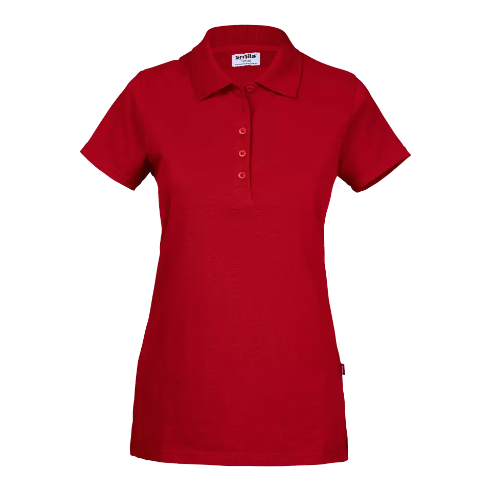 South West 1000708607, Daga Women's Polo Shirt, Red, image 1, gallery thumbnail