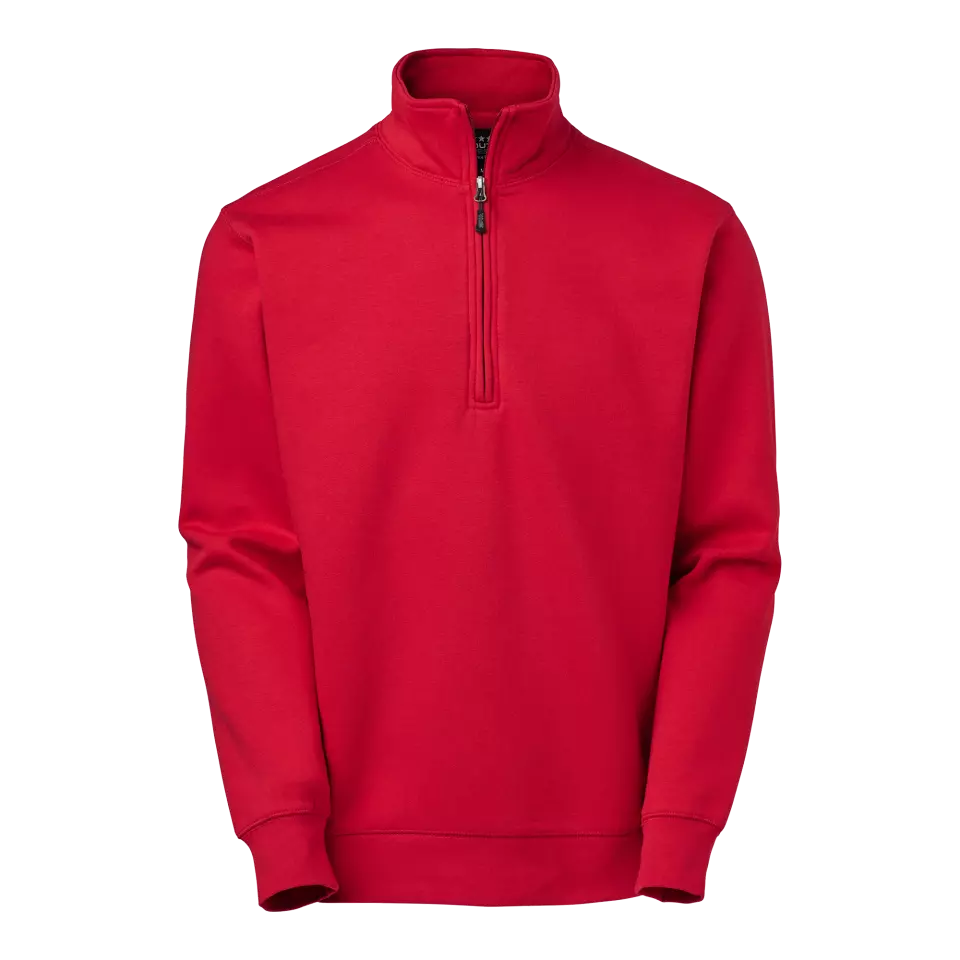 South West 1000223607, Stewart Half-Zip Sweatshirt, Red